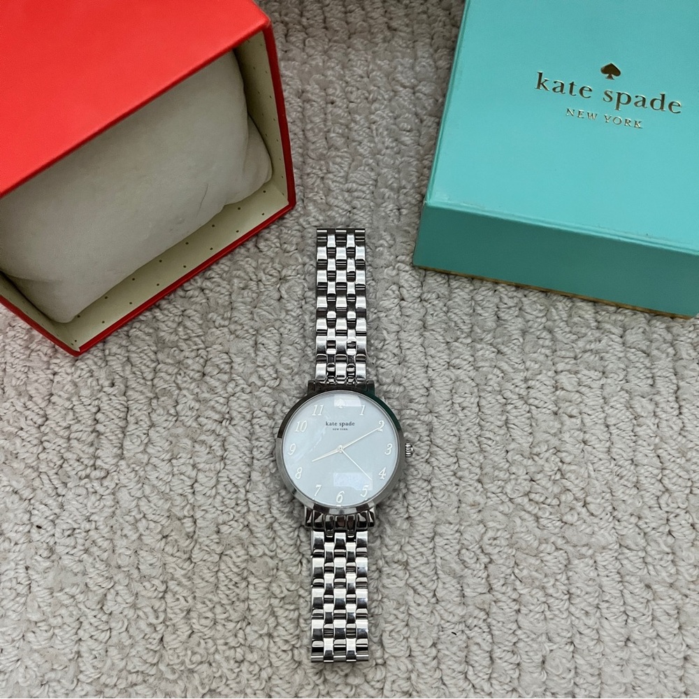 Kate Spade Monterey mother of pearl dial stainless steel watch - Picture 2 of 16